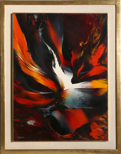 Pajaro de Fuego par Leonardo Nierman, Peinture en vente sur Singulart