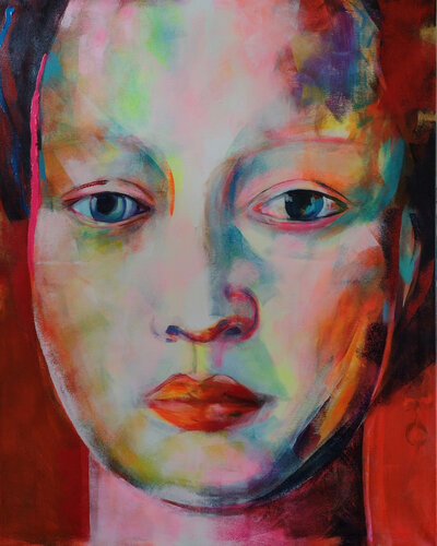 Retrato de Luz de Marina Del Pozo, Pintura a la venta en Singulart