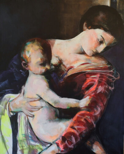 Baroque Madonna par Marina Del Pozo, Peinture en vente sur Singulart