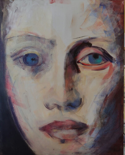 Portrait #1 by Marina Del Pozo, Painting for Sale on Singulart
