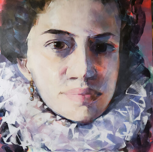 Portrait #11 di Marina Del Pozo, Pittura in vendita su Singulart