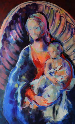 Madonna #2 par Marina Del Pozo, Peinture en vente sur Singulart