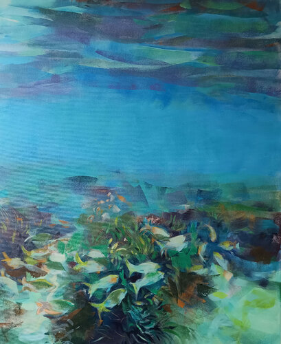 Posidonia 1 di Marina Del Pozo, Pittura in vendita su Singulart