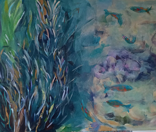 Posidonia 2 by Marina Del Pozo, Painting for Sale on Singulart