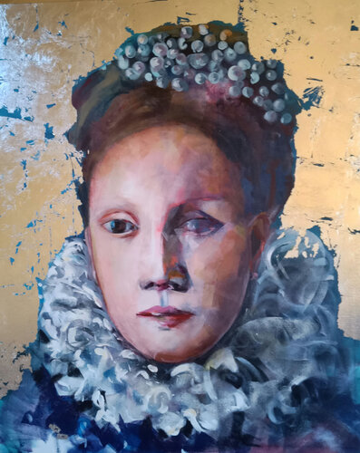 Portrait of a lady#3 von Marina Del Pozo, Malerei kaufen auf Singulart