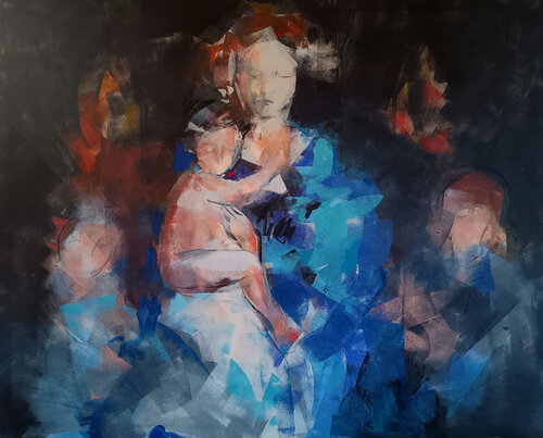 Mannerist Madonna de Marina Del Pozo, Pintura a la venta en Singulart