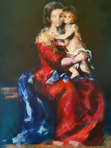 Madonna serie 8 di Marina Del Pozo, Pittura in vendita su Singulart