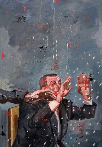 Untitled van Nicky Nodjoumi, Schilderij te koop op Singulart