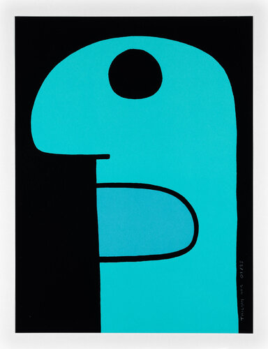 Black and Blue von Thierry Noir, Druck kaufen auf Singulart