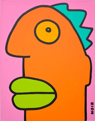A new idea has just brightened up my day by Thierry Noir, 회화 for Sale on Singulart