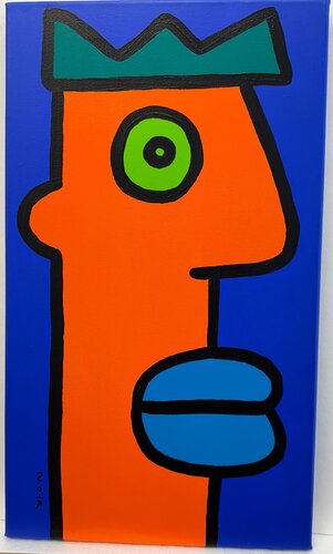 Ich Beobachte die Wolken der tag hat gerade Angefangen van Thierry Noir, Schilderij te koop op Singulart