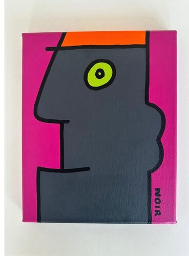 I Remain Calm by Thierry Noir, 油畫 for Sale on Singulart