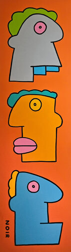 Three Ideas For A Quick Morale Boost by Thierry Noir, 絵画 for Sale on Singulart