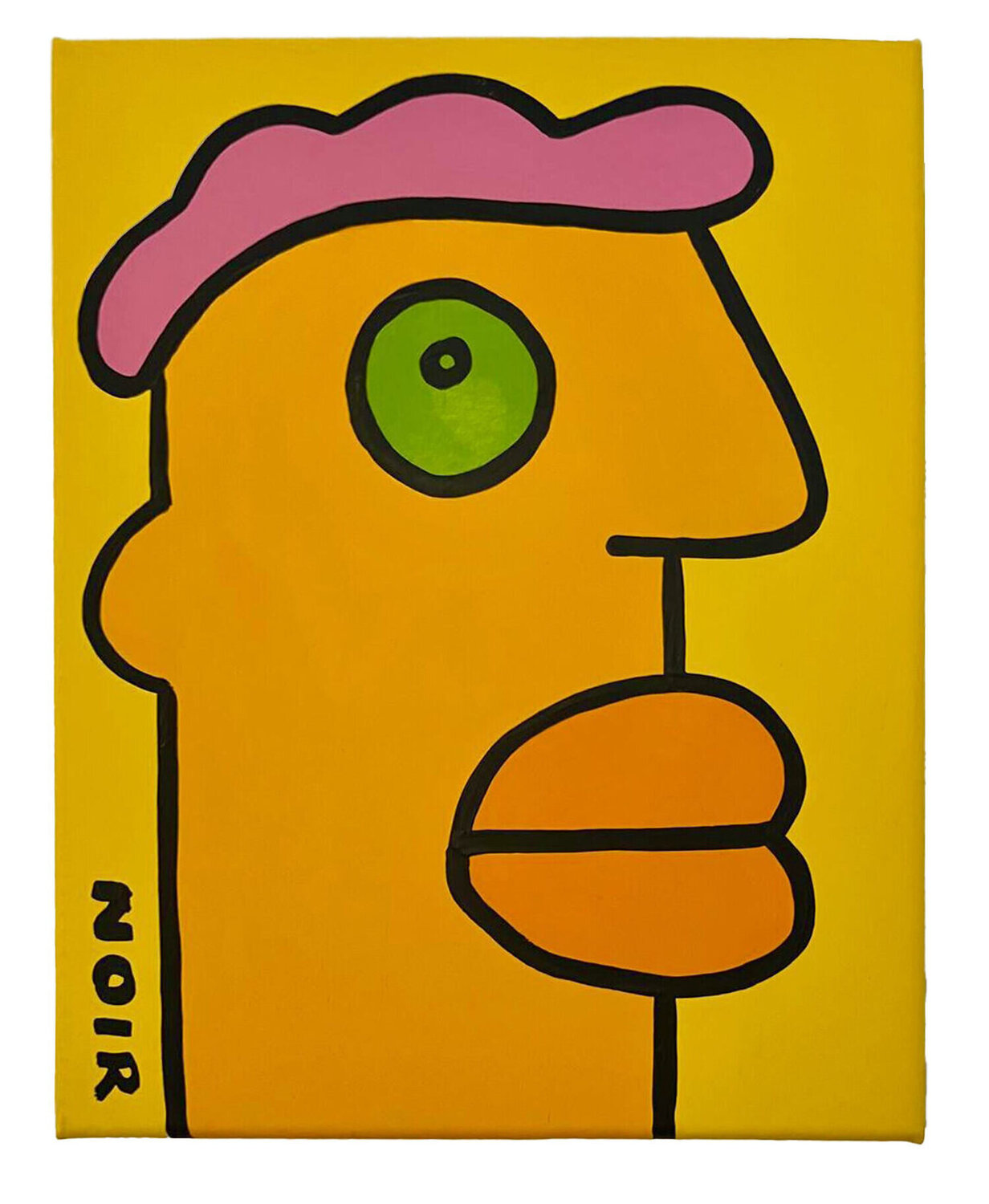 This Morning I Feel Relaxed and I Have Good Ideas Thierry Noir Origineel schilderij te koop