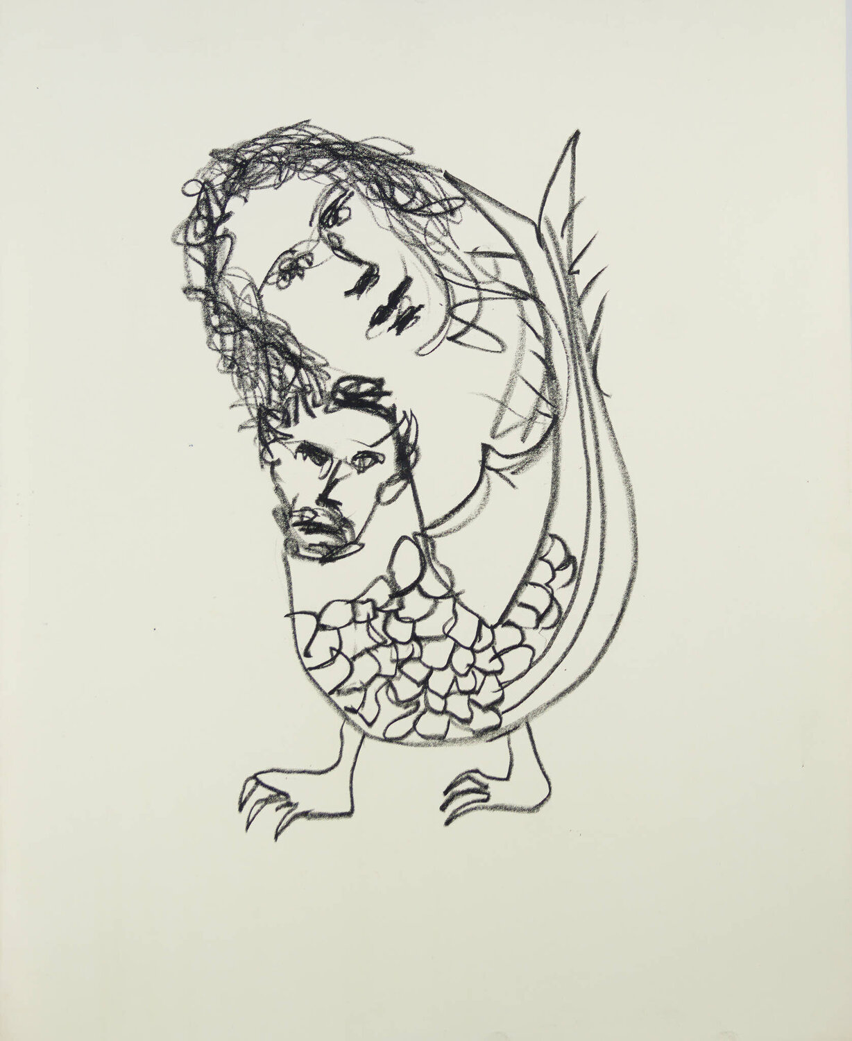 Merman and Woman Sidney Nolan Werk auf Papier zu verkaufen