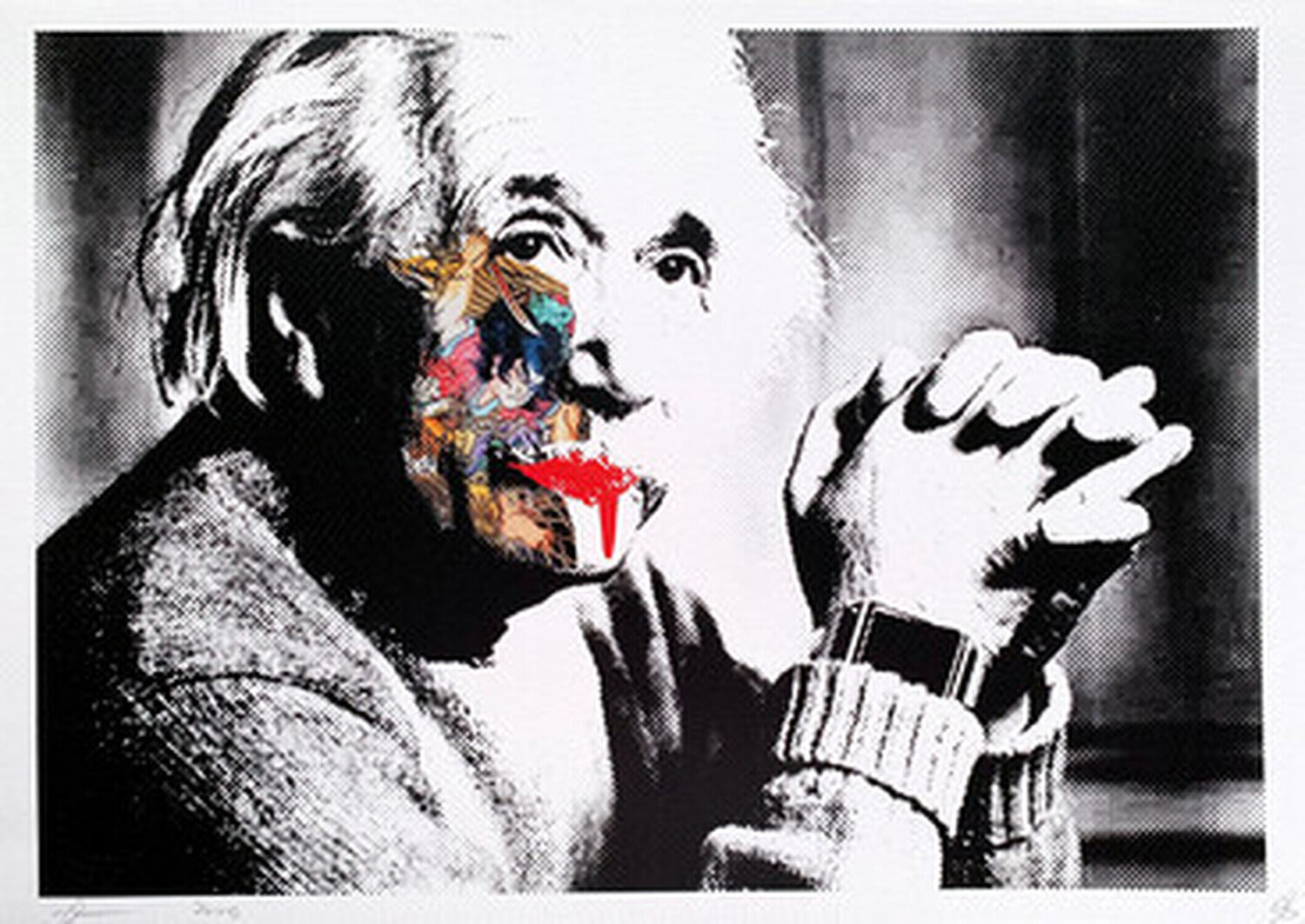 Einstein Death NYC Print for sale