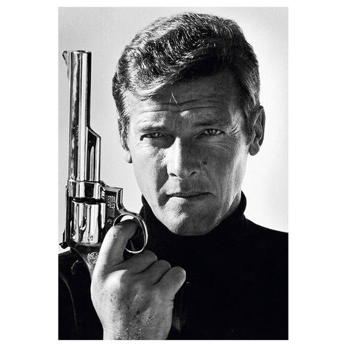 Roger Moore as James Bond — Co-Signed Edition Print van Terry O'Neill, Fotografie te koop op Singulart