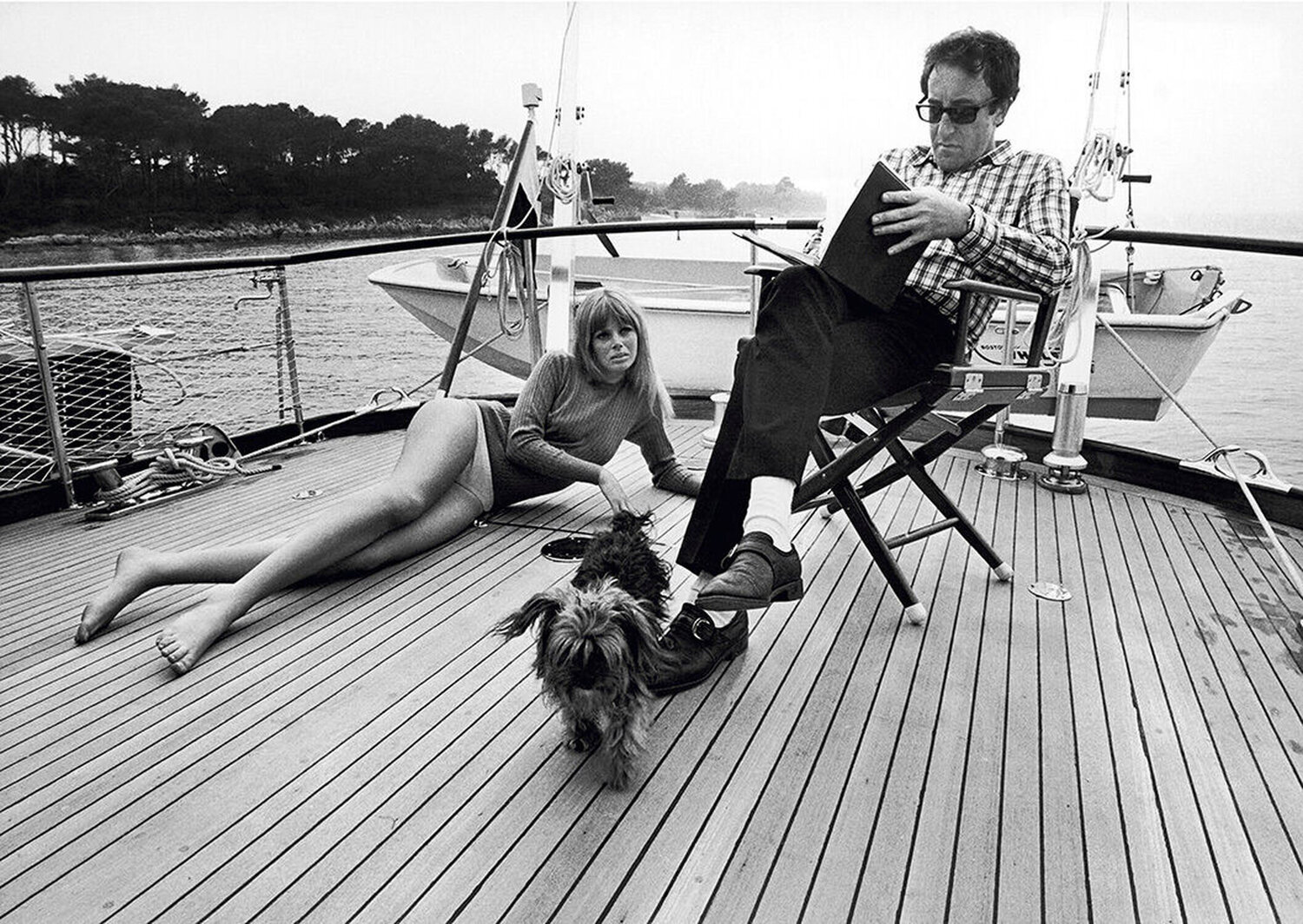 Peter Sellers & Britt Ekland aboard his yacht Terry O'Neill Fotografie zu verkaufen