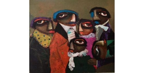 Untitled 1 by Kingsley Obasi, Painting for Sale on Singulart