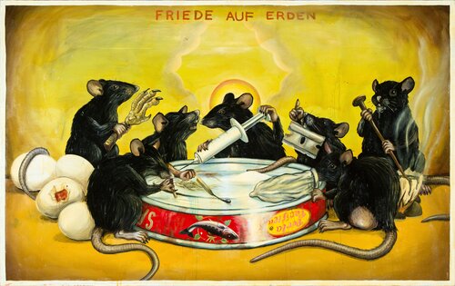 Friede auf Erden by Manuel Ocampo, 絵画 for Sale on Singulart
