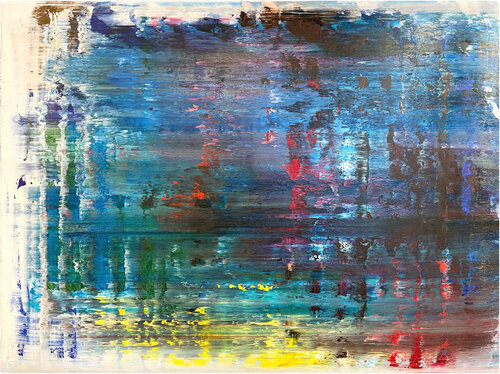 abstract informal no 2020-1982-1, contemplation 6 von Robert H N Rich, Malerei kaufen auf Singulart