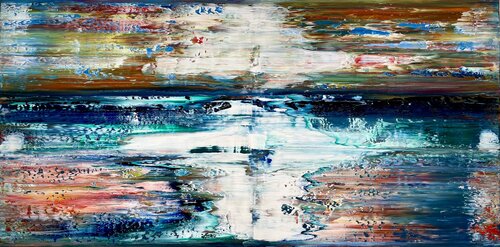 Sea horizon in deep blue waters, 2021-2041-3 von Robert H N Rich, Malerei kaufen auf Singulart