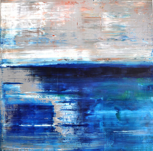 The Great American Pacific, abstract informal reflection no. 1886-1 von Robert H N Rich, Malerei kaufen auf Singulart