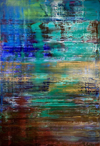 abstract informal no 2104-11 van Robert H N Rich, Schilderij te koop op Singulart