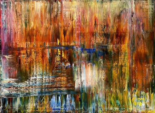 abstract informal no 2101-1 van Robert H N Rich, Schilderij te koop op Singulart