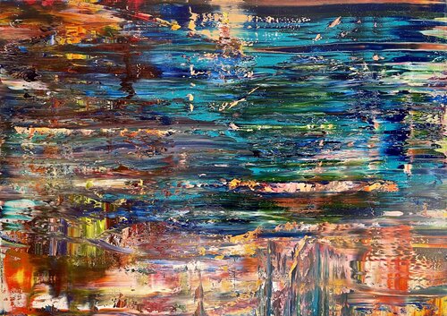 abstract informal no 2111-1 van Robert H N Rich, Schilderij te koop op Singulart