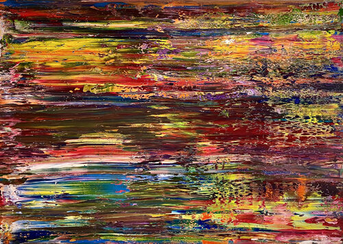 abstract informal no 2117-4 van Robert H N Rich, Schilderij te koop op Singulart