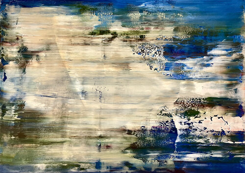 abstract informal no 2122-1 van Robert H N Rich, Schilderij te koop op Singulart