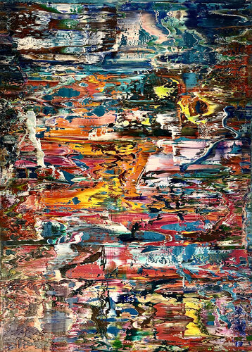 abstract informal no 2124-1 van Robert H N Rich, Schilderij te koop op Singulart
