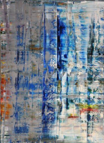 Interdependency 7, abstract informal 1839-2, diptic part 2 di Robert H N Rich, Pittura in vendita su Singulart