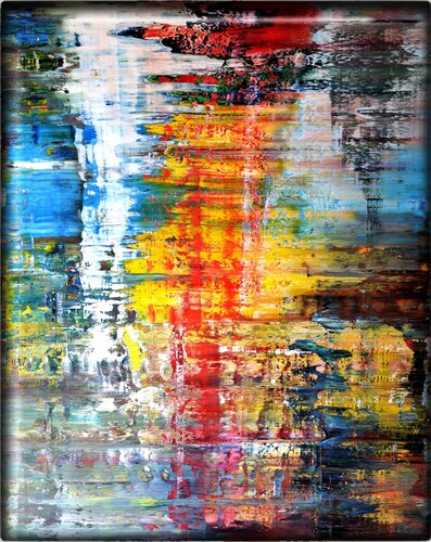 Sokrates, I know, that I know nothing, abstract informal 2020-1990-1 von Robert H N Rich, Malerei kaufen auf Singulart