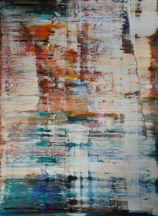 abstract informal reflection no 1873-1 Robert H N Rich