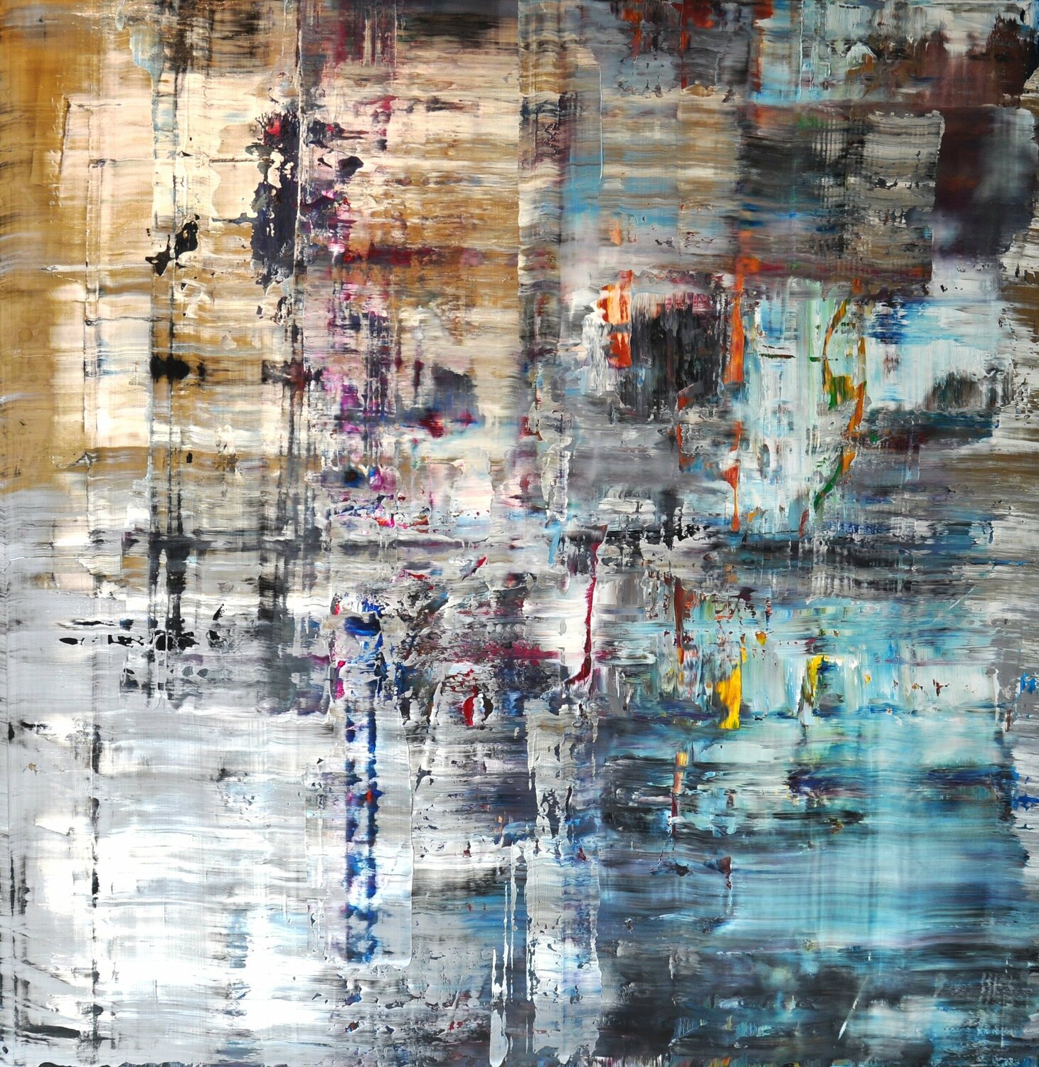 abstract informal reflection no 1878-1 Robert H N Rich