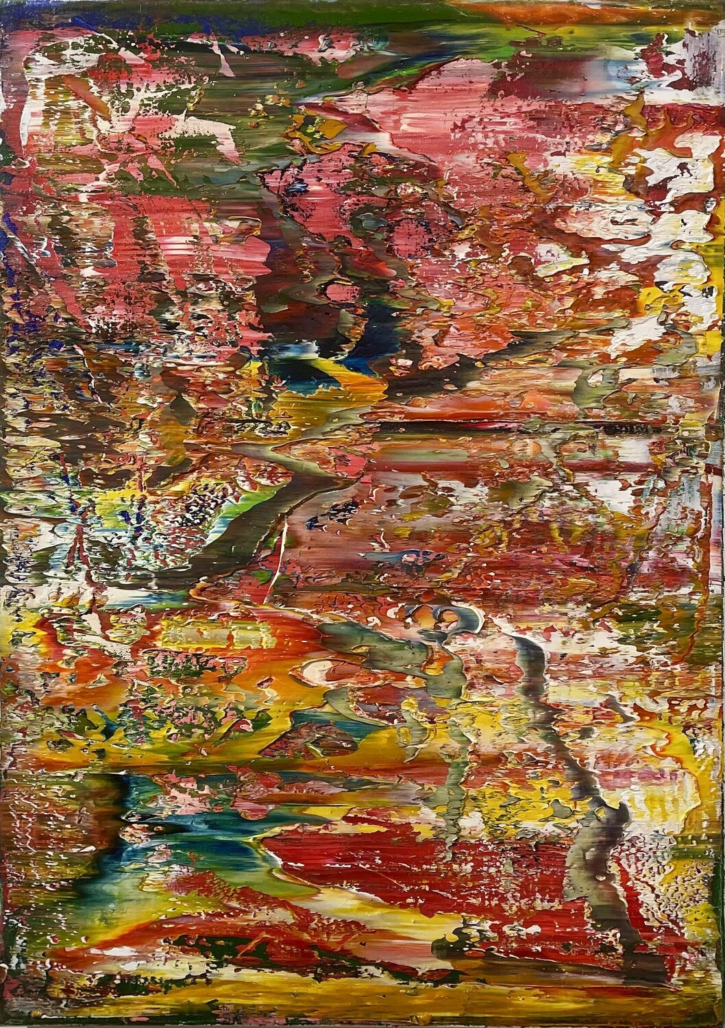 Cosmopolitan 10, abstract informal no 2044-10 Robert H N Rich Originalgemälde zu verkaufen