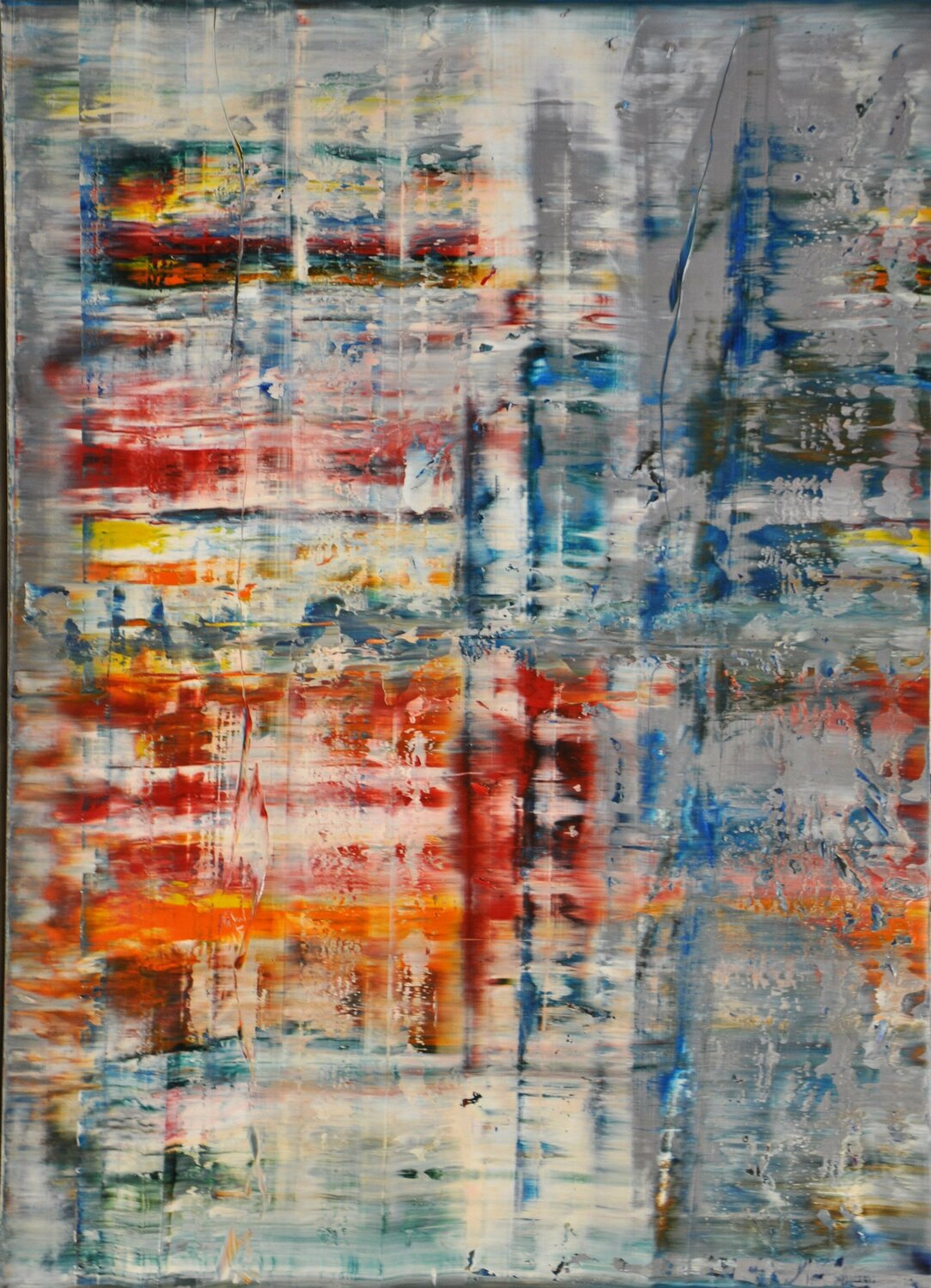 Interdependency 7, abstract informal 1839-1, diptic part 1 Robert H N Rich