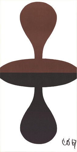 Claes Oldenburg - Double Punching Bag - 1967 Lithograph 38.5" x 20" von Claes Oldenburg, Druck kaufen auf Singulart