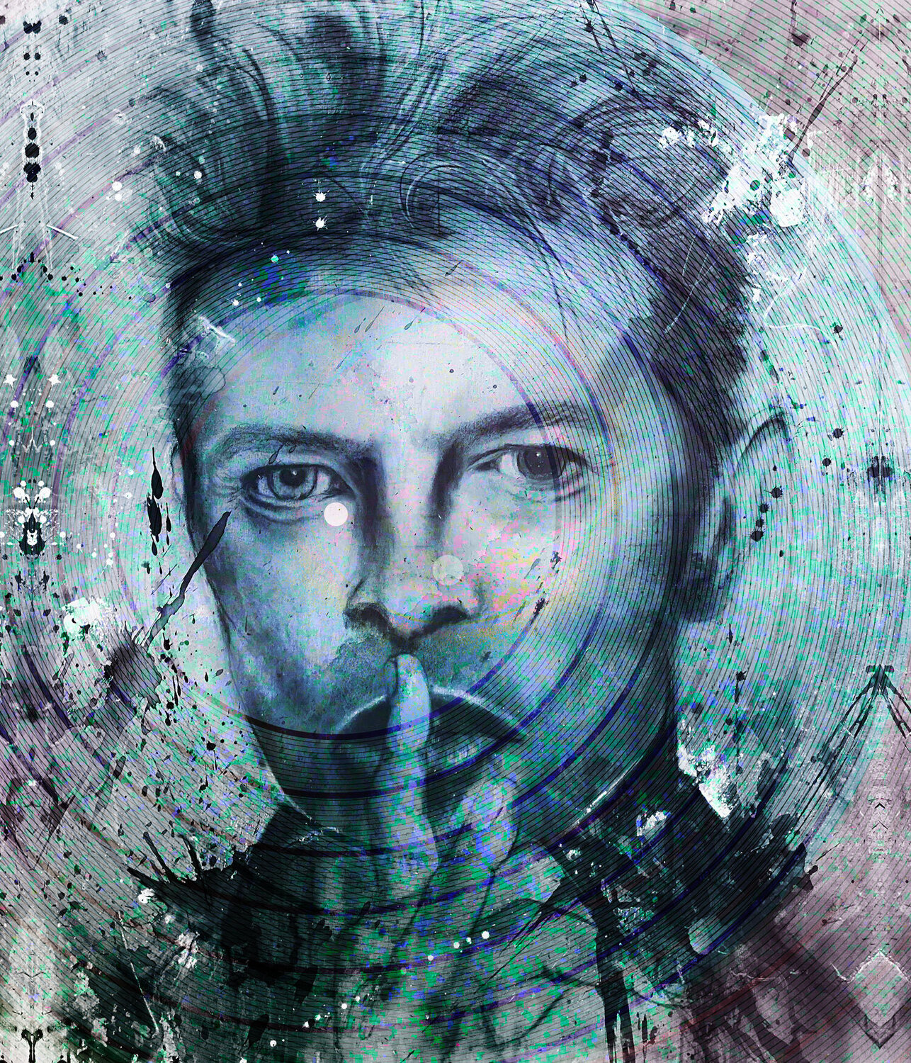 BOWIE LTD ED. FINE ART PRINT by Melissa La Bozzetta (2021) Print