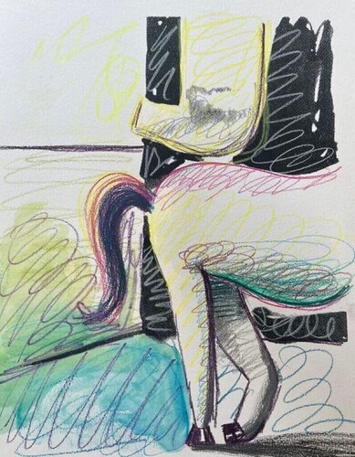 Sexy Horse by Katherina Olschbaur, 版画 for Sale on Singulart