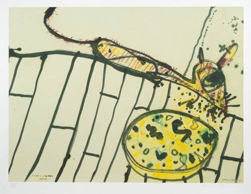 Mouse and Gorgonzola van John Olsen, Afdruk te koop op Singulart