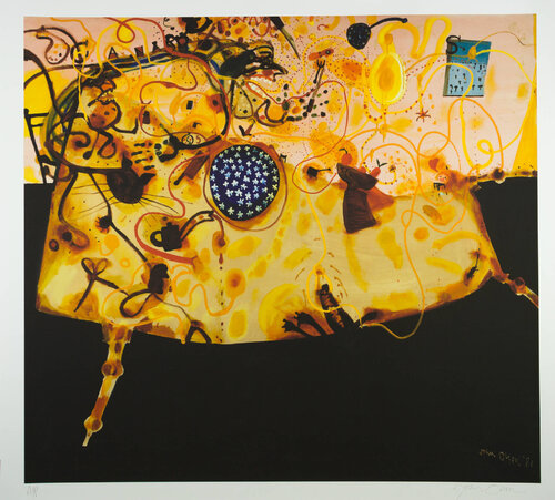Duck a L'Orange van John Olsen, Afdruk te koop op Singulart