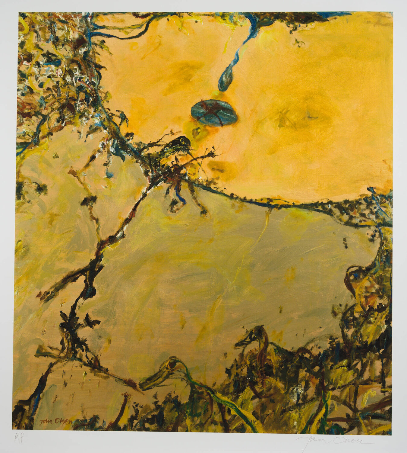 Leaping Frog  John Olsen
