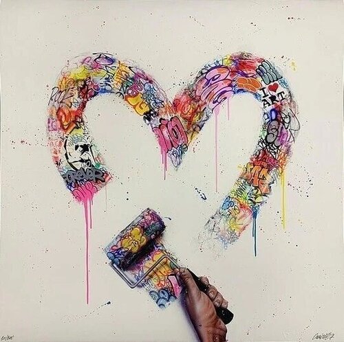 Color your love von Onemizer, Druck kaufen auf Singulart