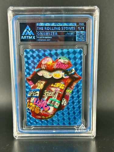 THE ROLLING STONES (BLUE DIAMOND VARIATION) by Onemizer, Print for Sale on Singulart