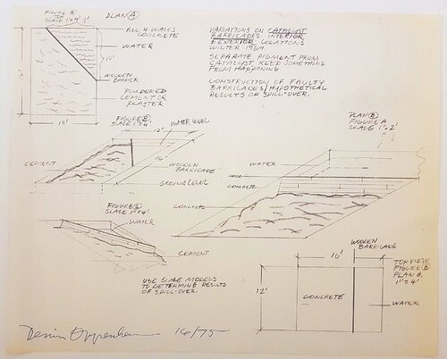 Construction Drawing Dennis Oppenheim