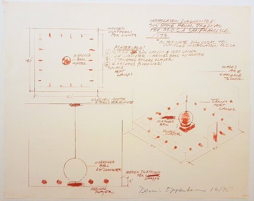 Construction Drawing Dennis Oppenheim