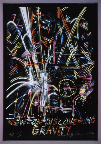Newton Discovering Gravity by Dennis Oppenheim, 版画 for Sale on Singulart